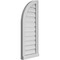 Ekena Millwork Quarter Round Top Left Surface Mount PVC Gable Vent w/ 2"W x 2"P Brickmould Sill Frame, 14"W x 34"H GVPQL14X3403SF - alternate 5